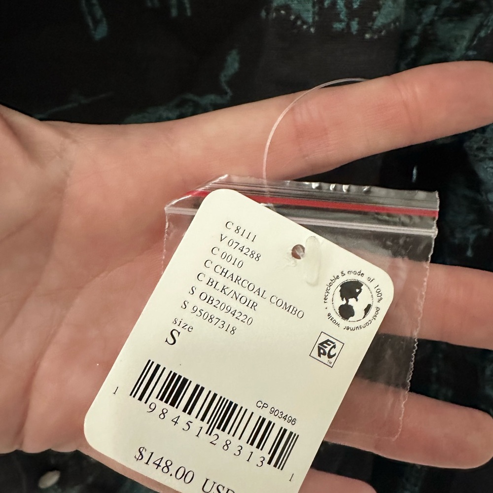 NWT Free People We The Free Calico Flannel Shirt Size S - Picture 12 of 12